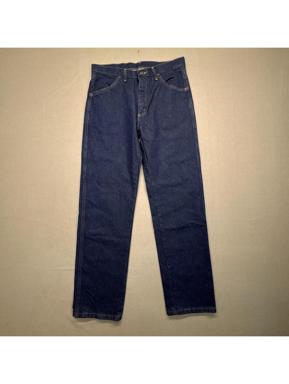 NEW Rustler Dark Denim Blue Jeans Classic Straight Leg Men's Size 32/32